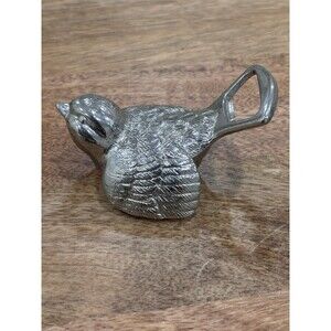 Vintage BIRD SPARROW Heavy Cast Metal Cap And Bottle Opener  Made In W. Germany
